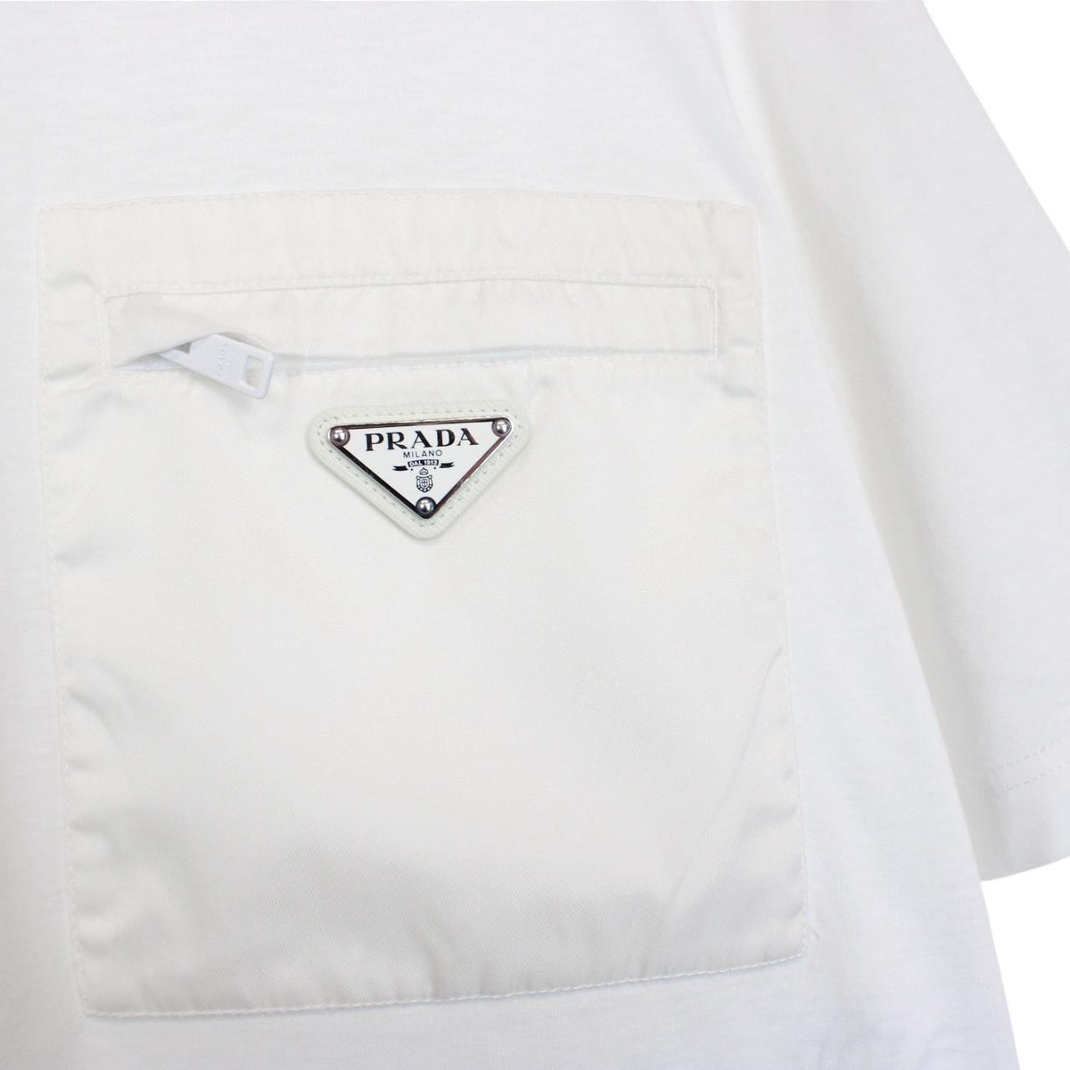 Prada Badge Re-Nylon Pocket T-Shirt XL