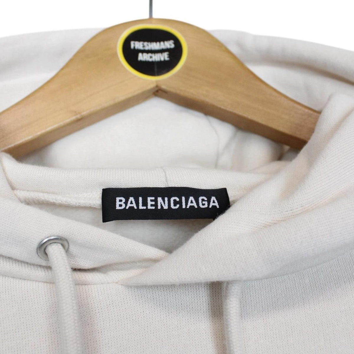 Balenciaga Logo Print Hoodie XS