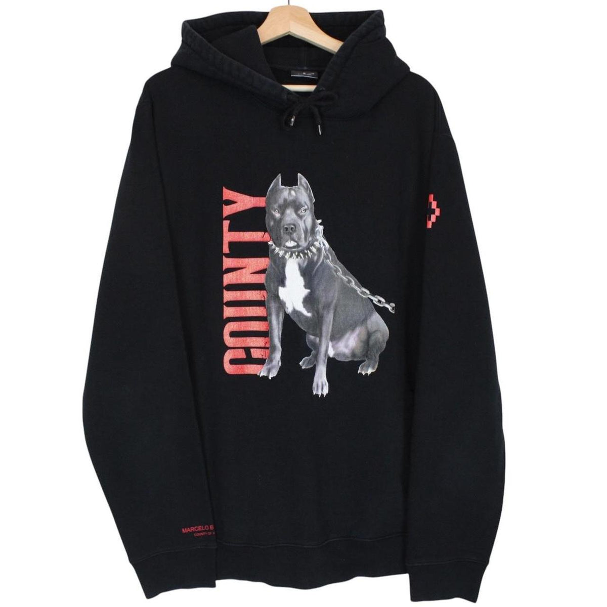Marcelo Burlon Pitbull Dog Print Hoodie XL