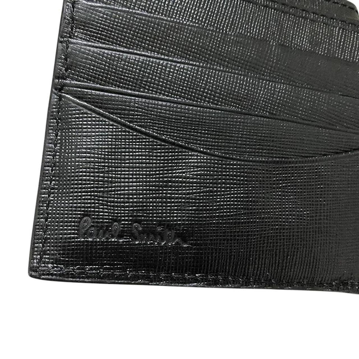 Paul Smith Textured Crosshatch Leather Bifold Wallet