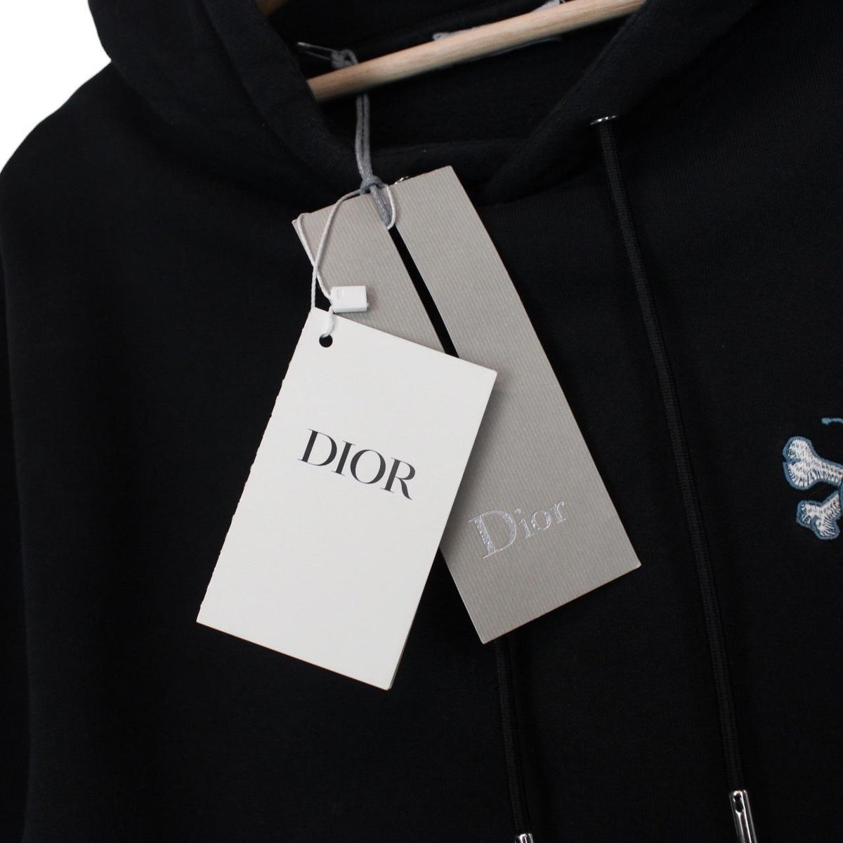 Dior x Shawn Stussy Bee Embroidered Hoodie Medium