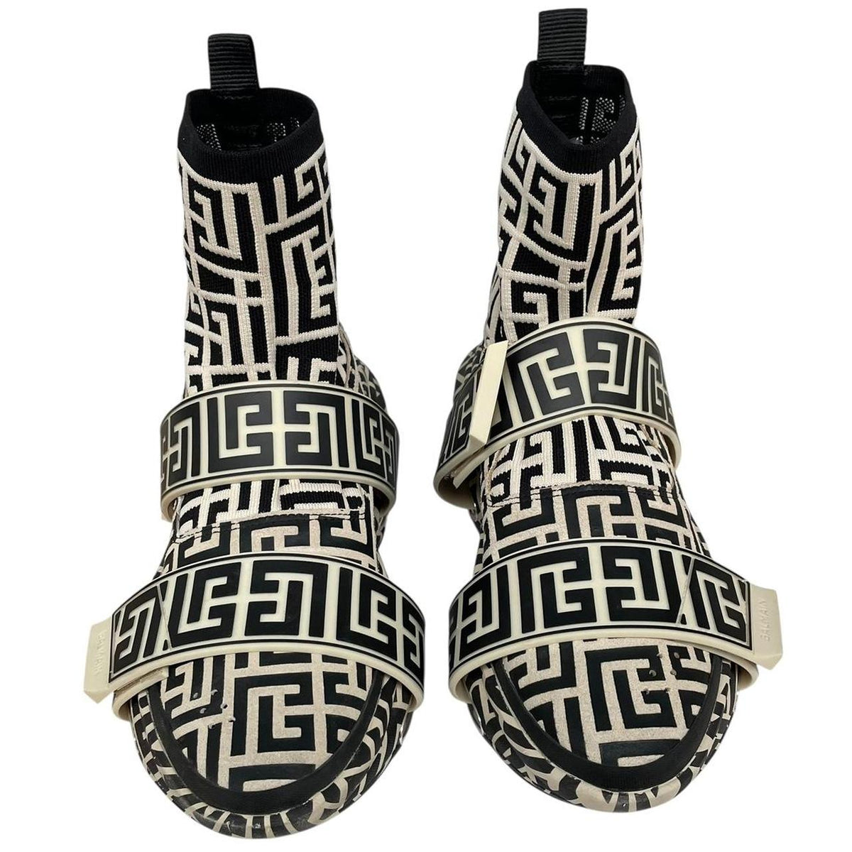 Balmain B-Bold Monogram Sock Trainers UK 5
