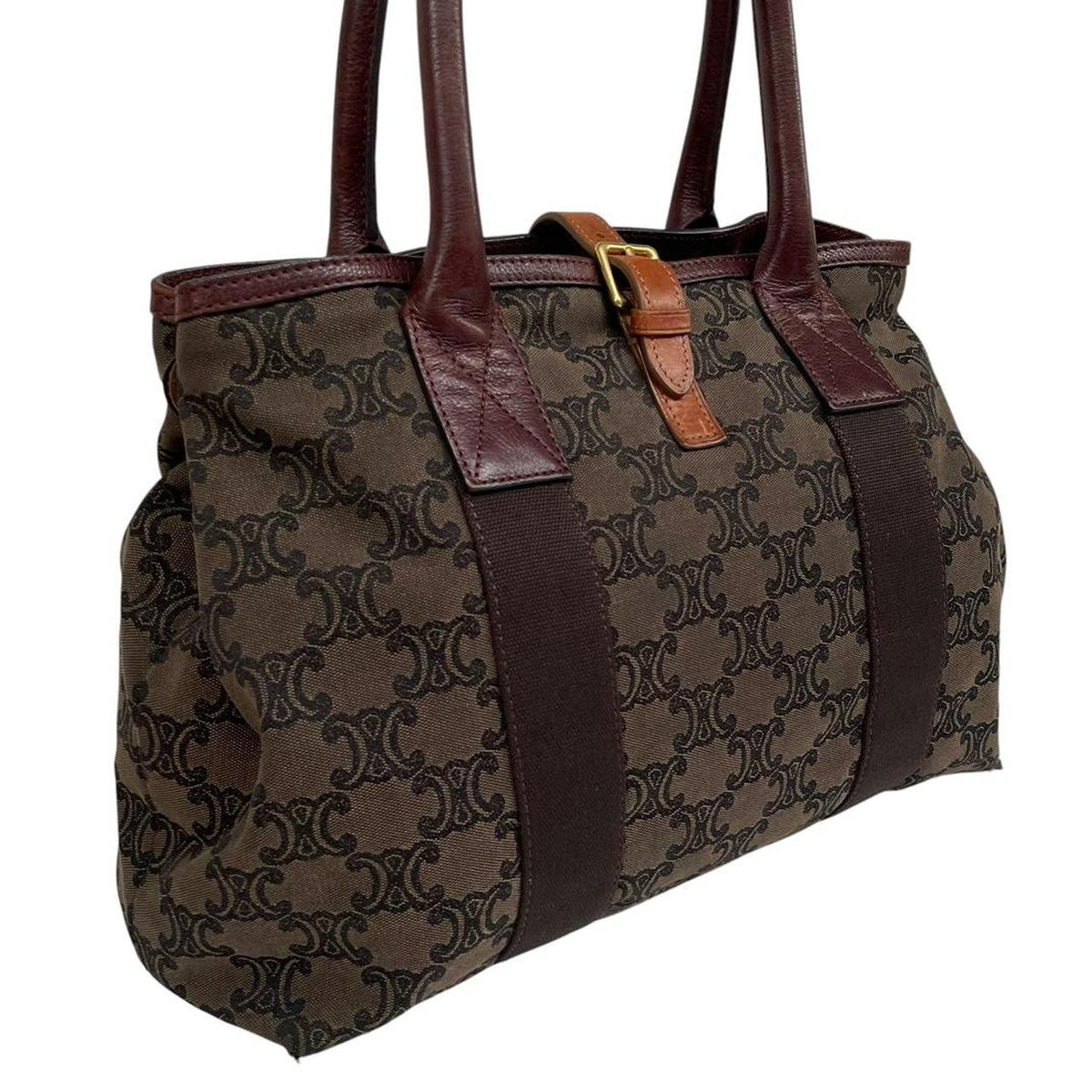 Pre-Loved Celine Macadam Triomphe Canvas Tote Bag