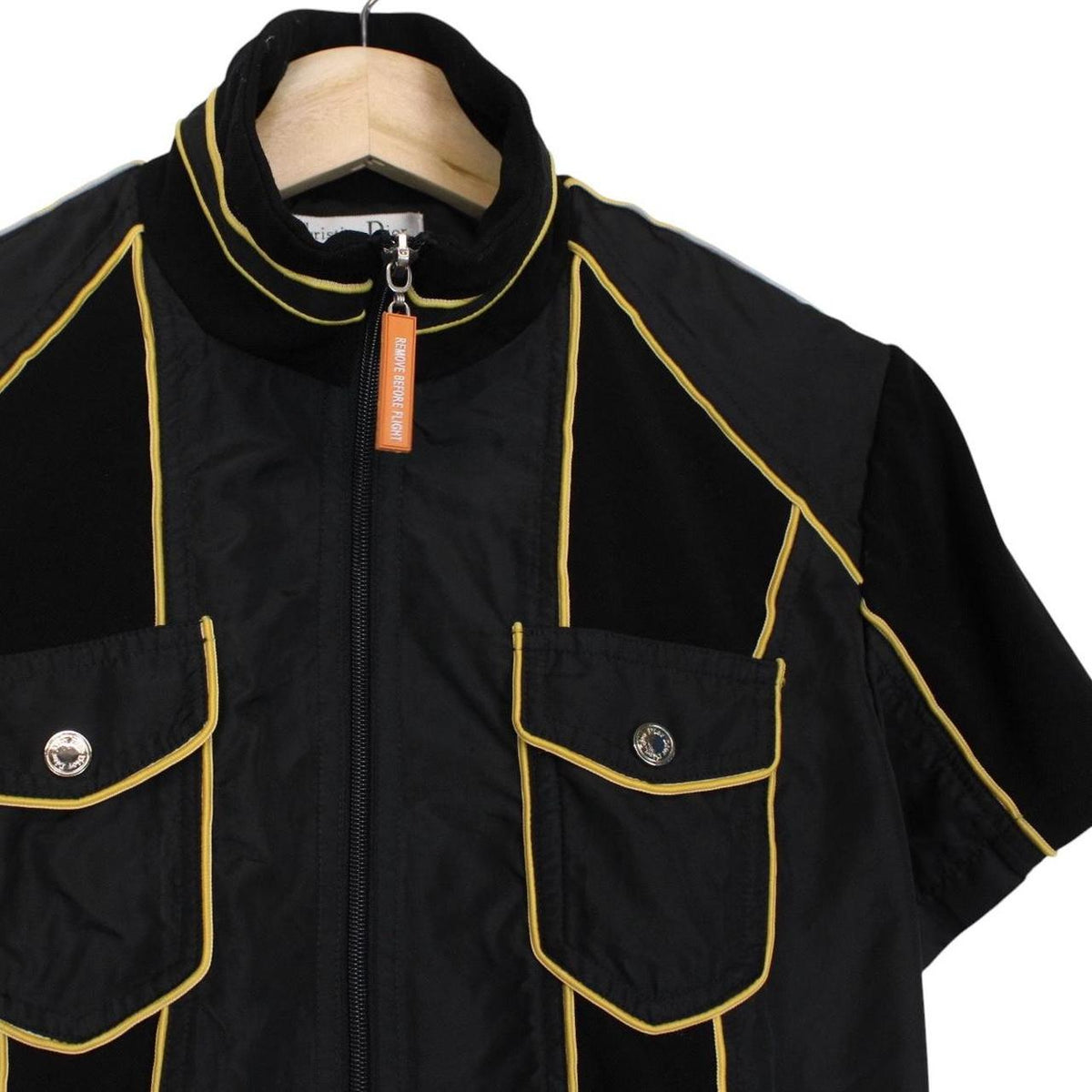 Vintage Christian Dior by John Galliano ‘Remove Before Flight’ Jacket Medium