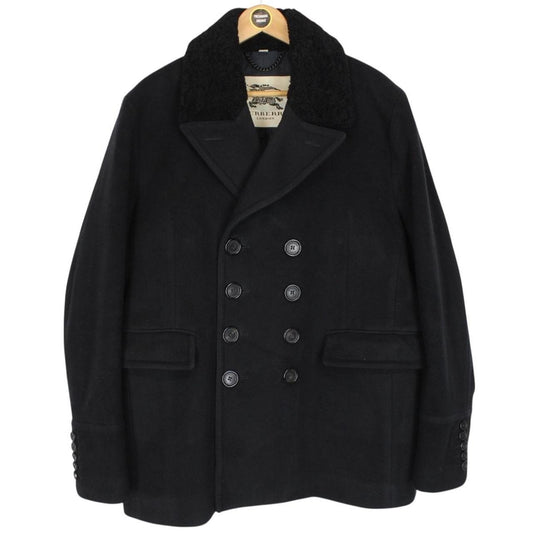 Burberry Cashmere Wool Pea Coat XL