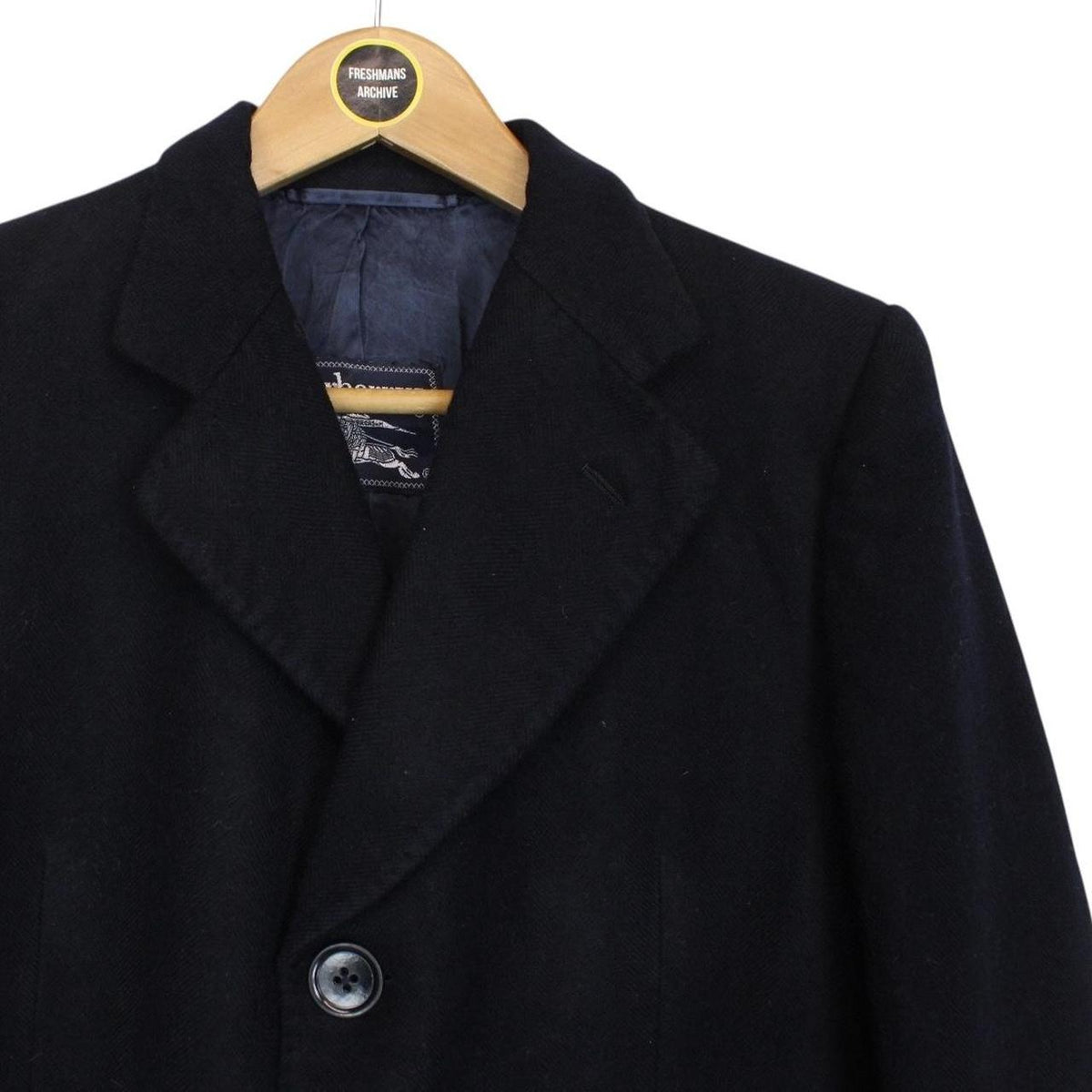 Vintage Burberry Wool Overcoat Medium