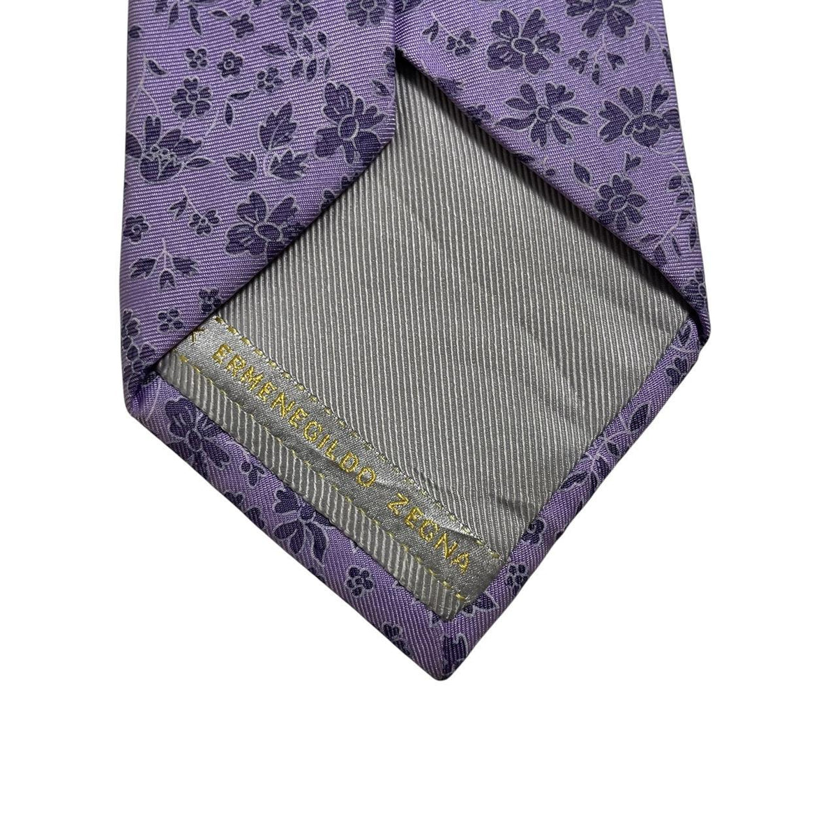 Ermenegildo Zegna Floral Silk Tie