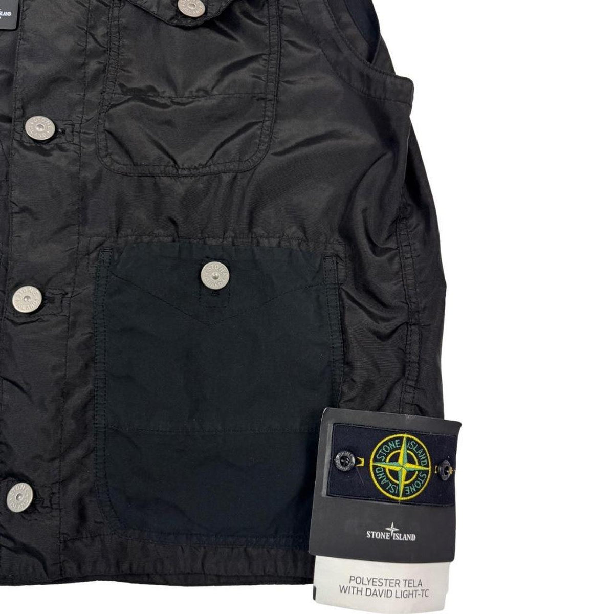 Stone Island Polyester Tela David Light-TC Vest Jacket