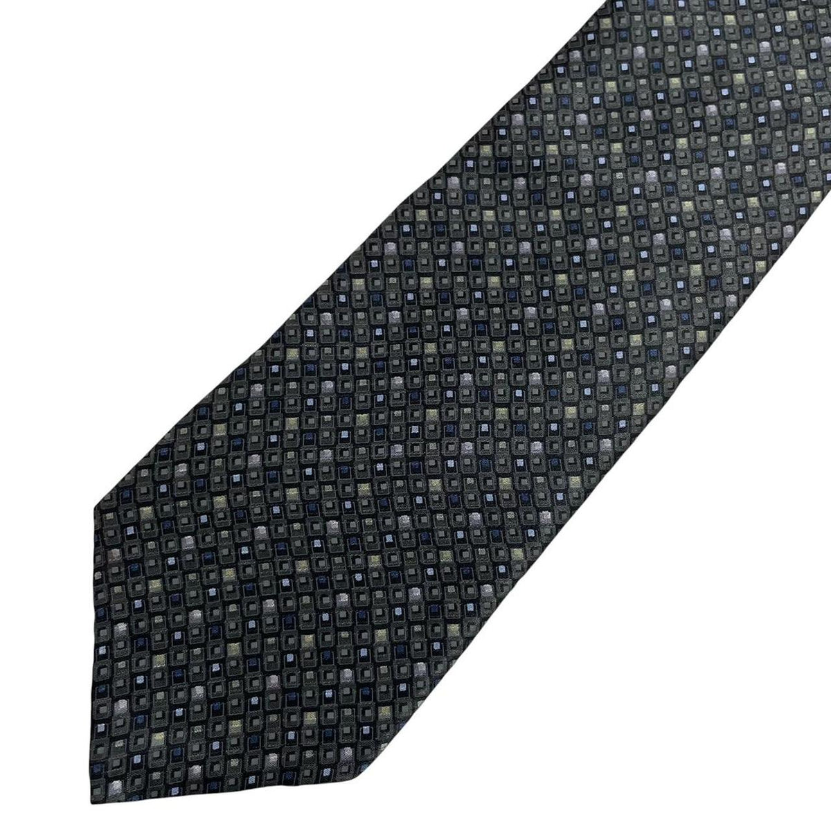Vintage DKNY Geometric Silk Tie