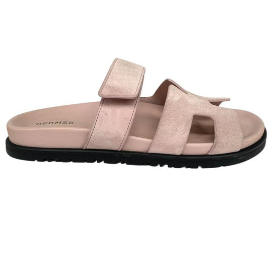 Hermes Chypre Suede Leather Sandals UK 3.5