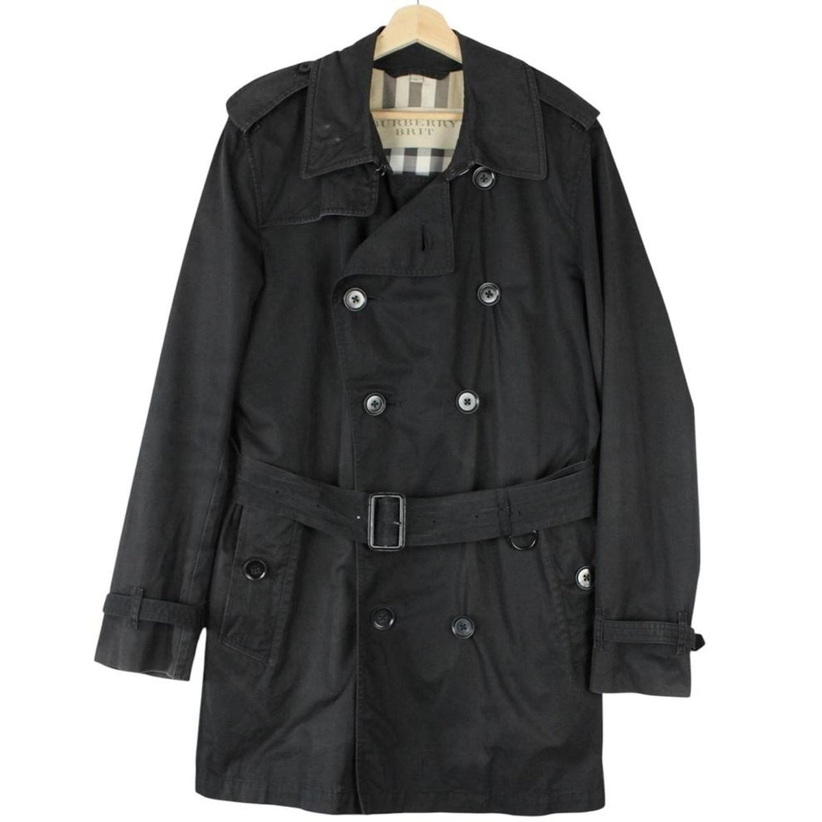 Burberry Brit Belted Trench Coat Medium