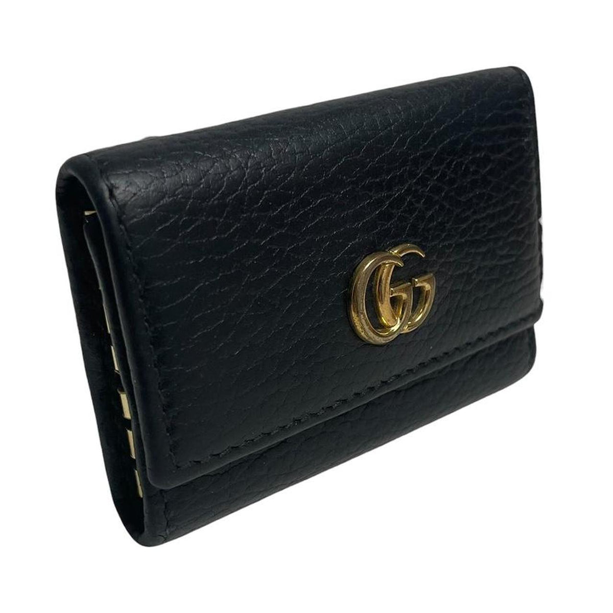 Pre-Loved Gucci GG Marmont Leather Key Case
