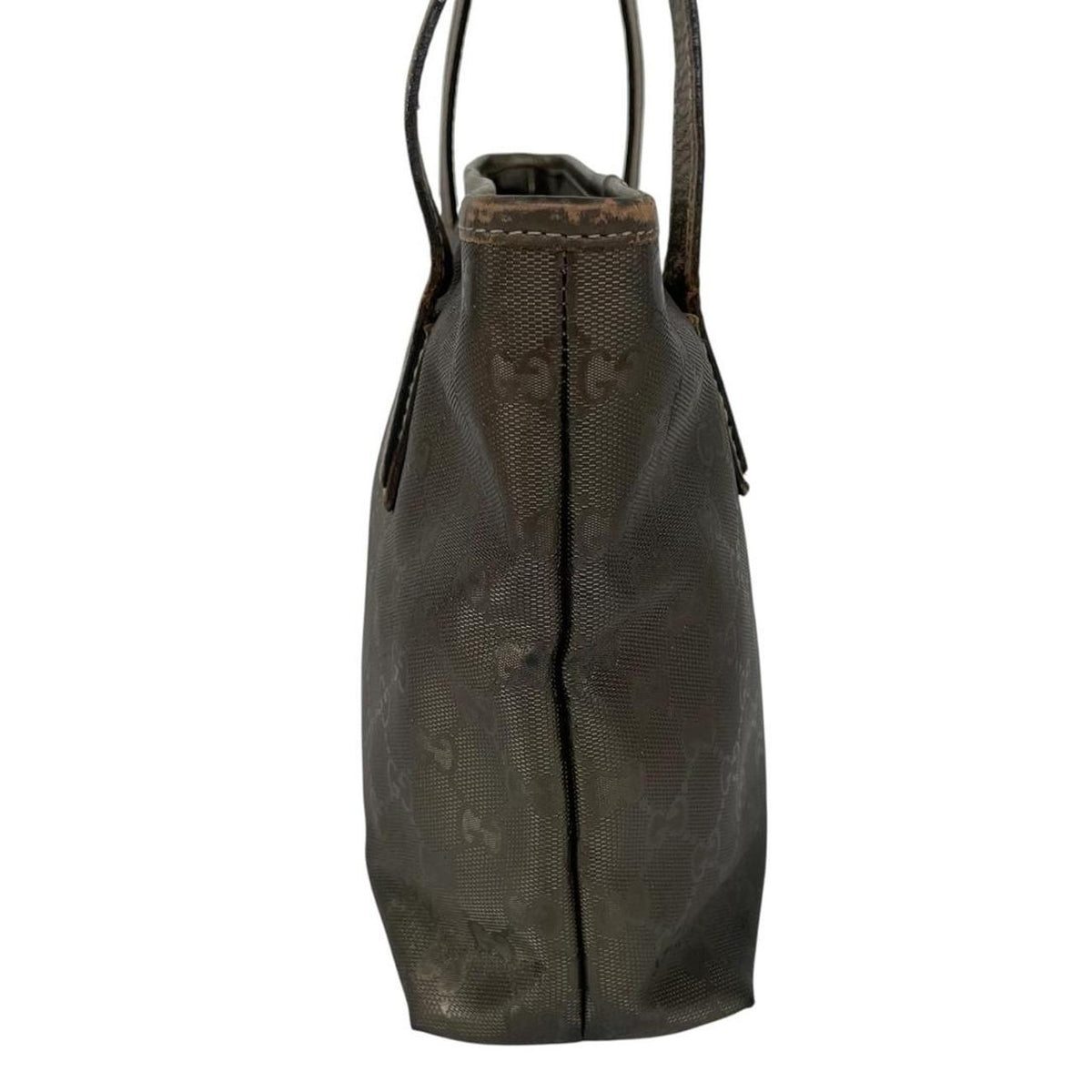 Pre-Loved Gucci Monogram Canvas Imprime Tote Bag
