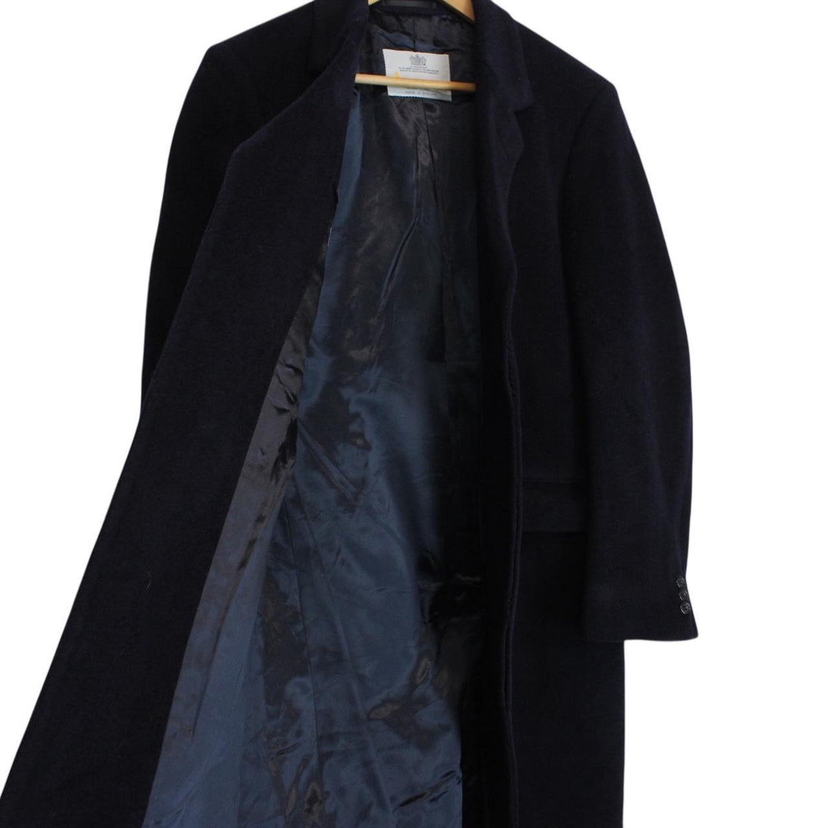 Vintage 80s Aquascutum Virgin Wool Overcoat Medium