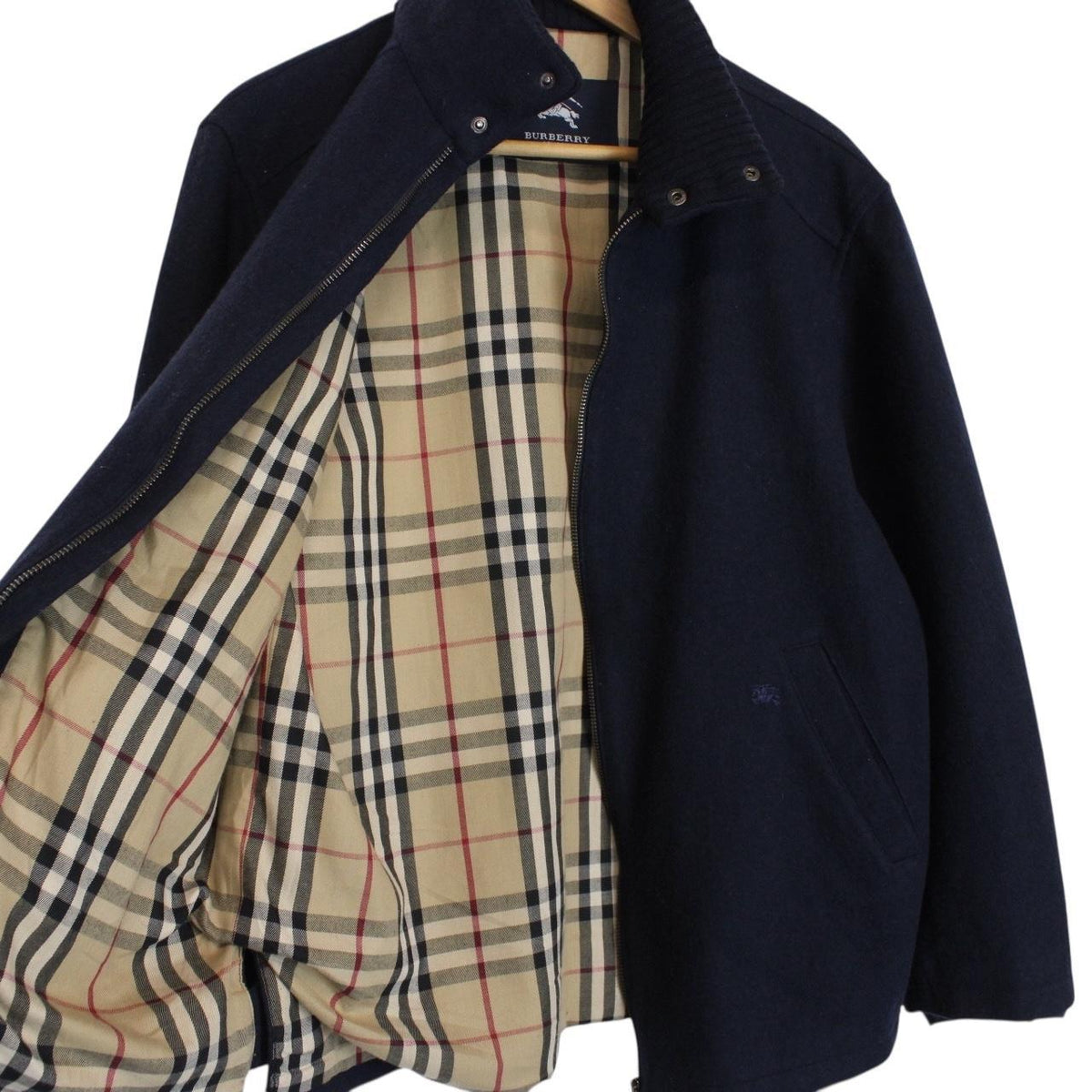 Vintage Burberry London Lambswool Blend Jacket Medium