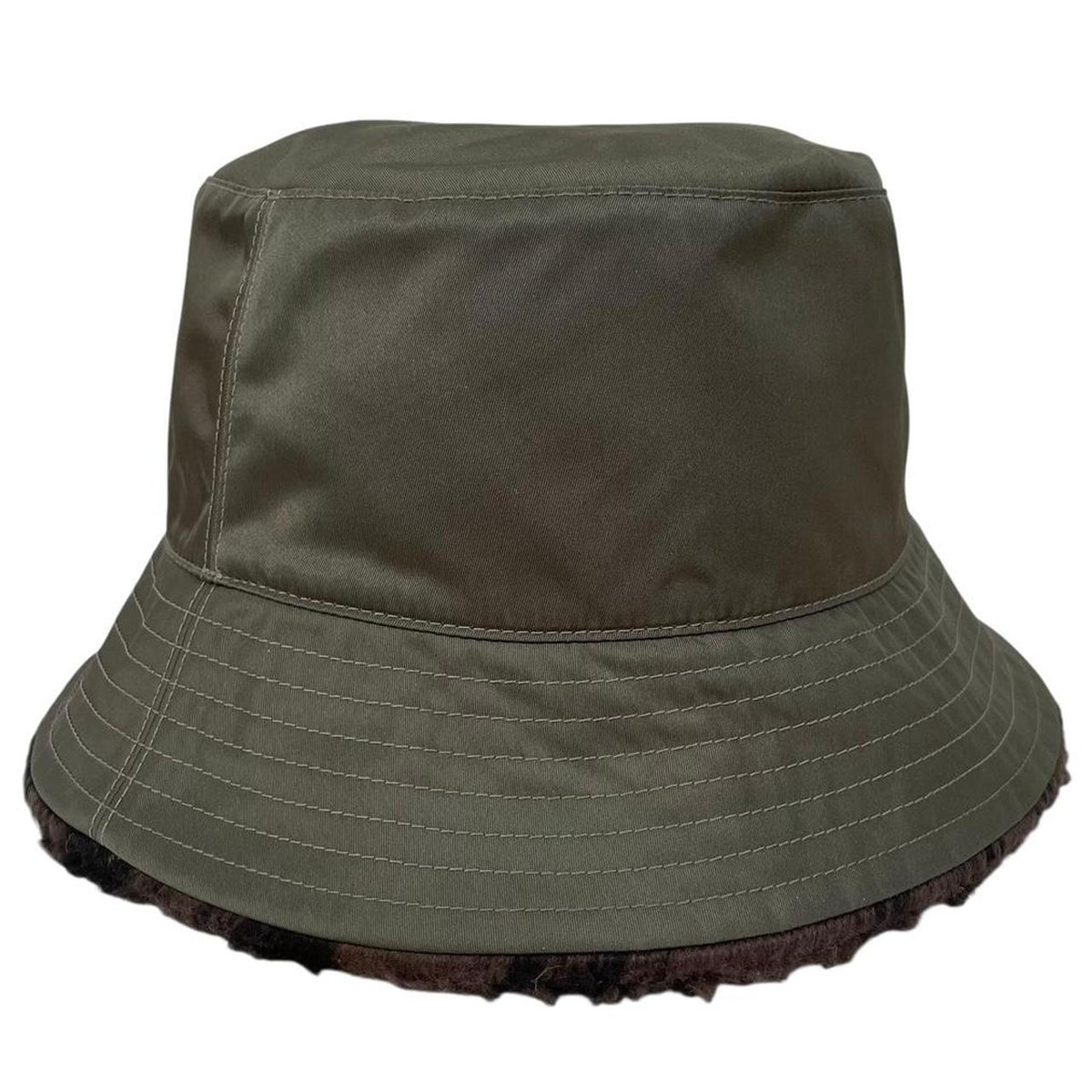 Burberry Fleece Reversible Bucket Hat Medium