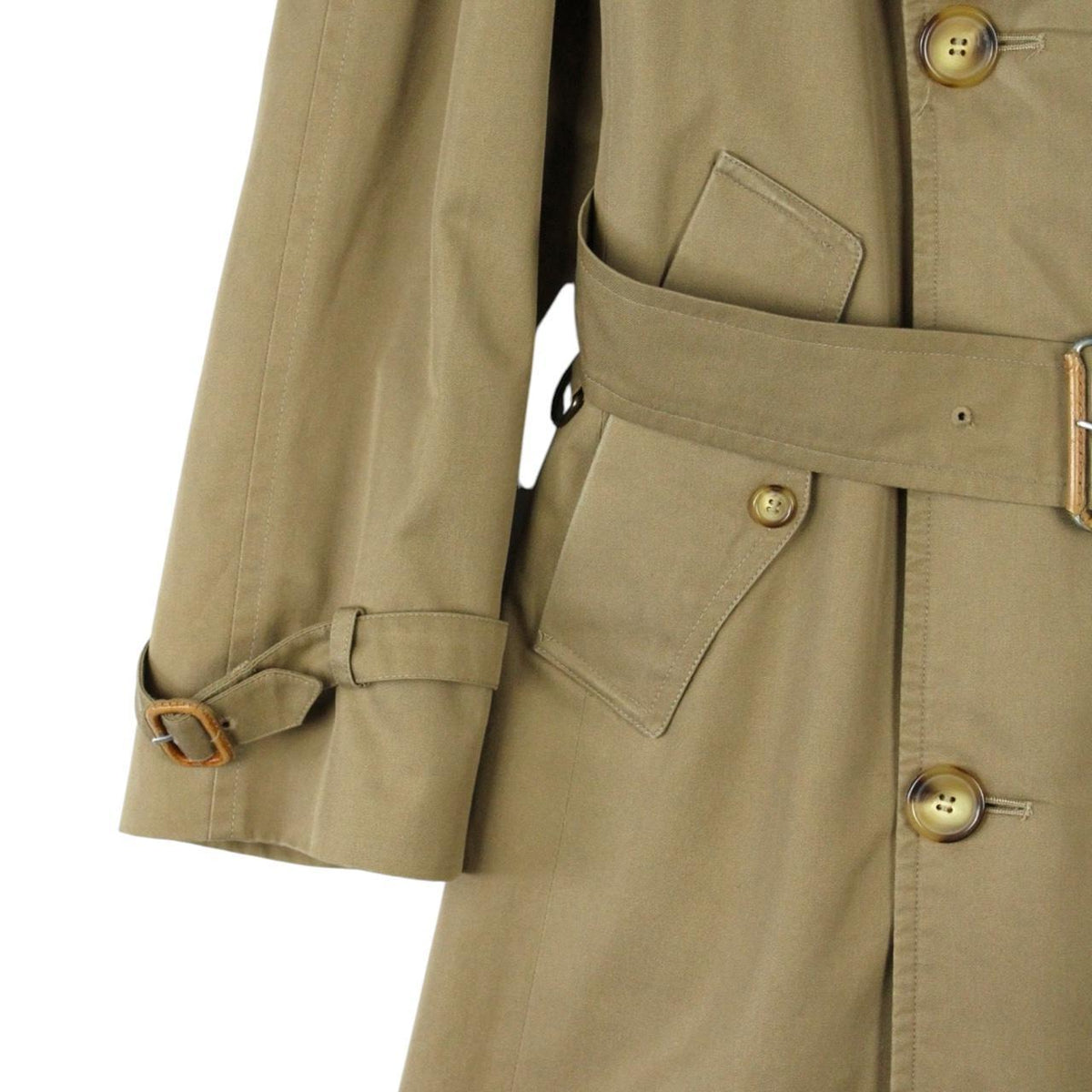 Vintage 90s Burberry Belted Trench Coat Medium