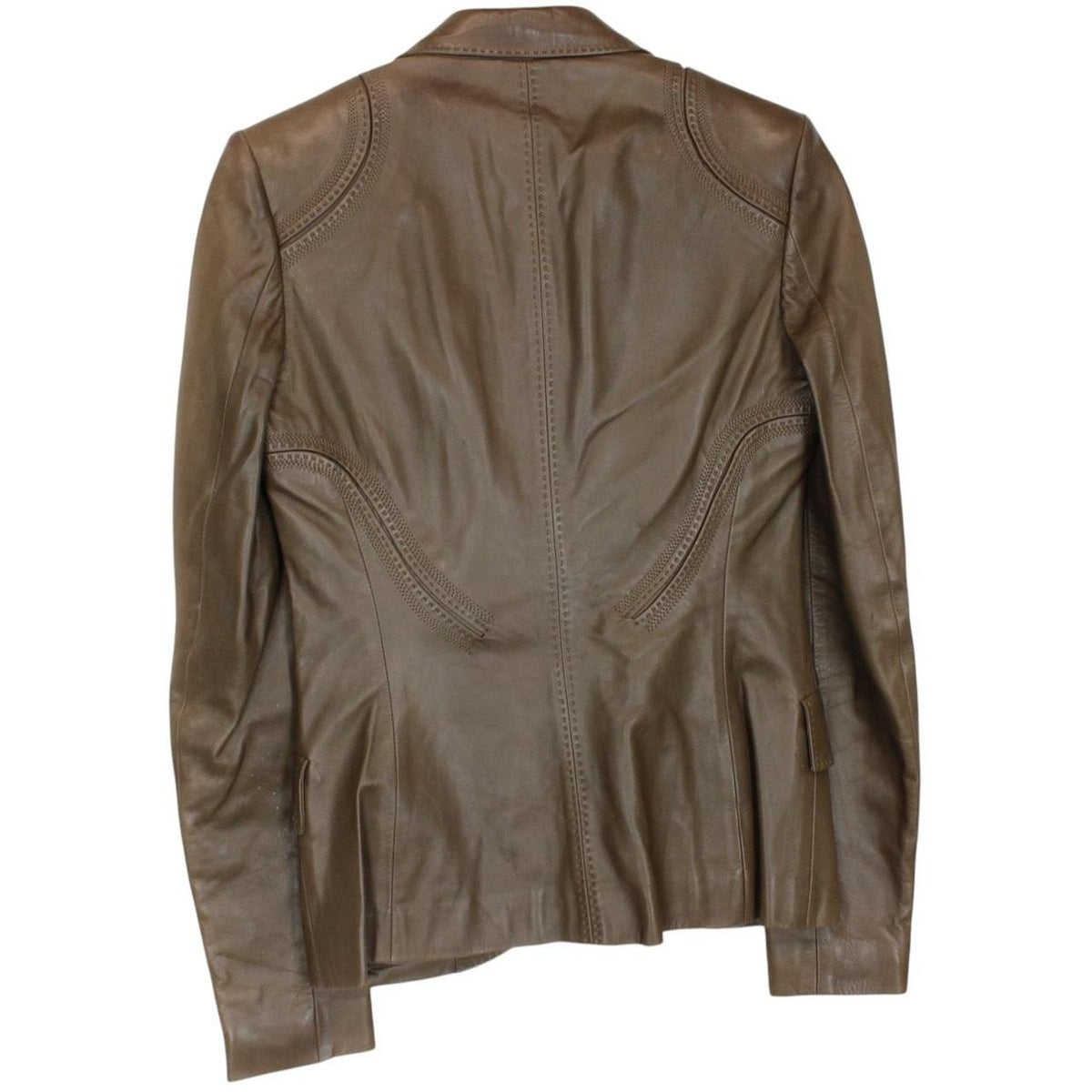 Gucci Leather Blazer Jacket Medium