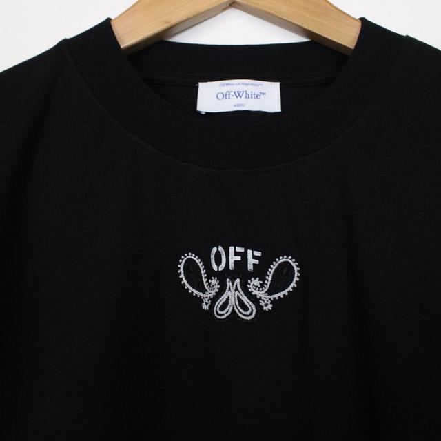 Off White Bandana Skate Logo T-Shirt Large