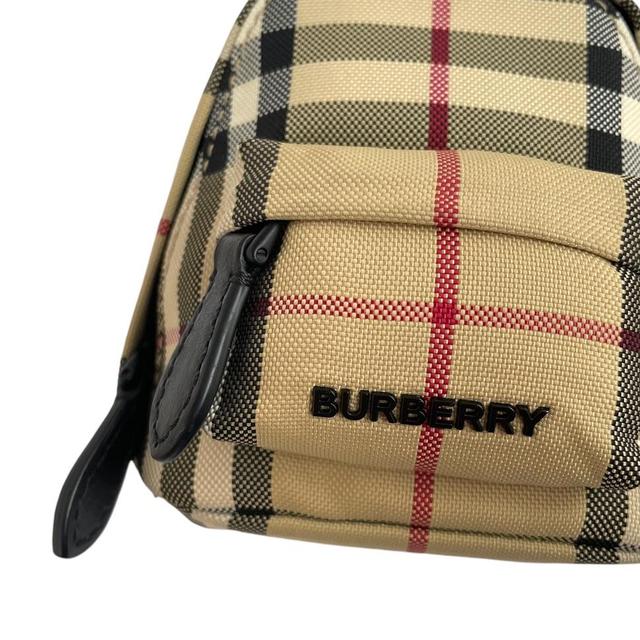 Burberry Mini Jett Canvas Backpack Key Charm