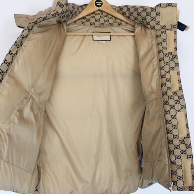 Gucci GG Canvas Hooded Gilet Medium
