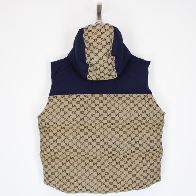 Gucci GG Canvas Hooded Gilet Medium