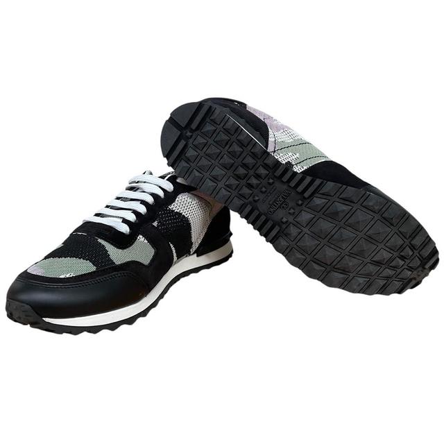 Valentino Garavani Mesh Rockrunner Camo Trainers Uk 7
