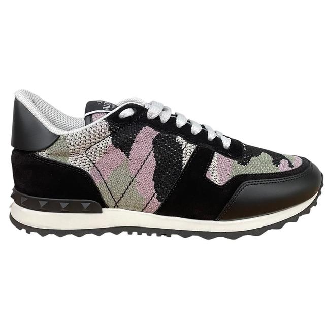 Valentino Garavani Mesh Rockrunner Camo Trainers Uk 7