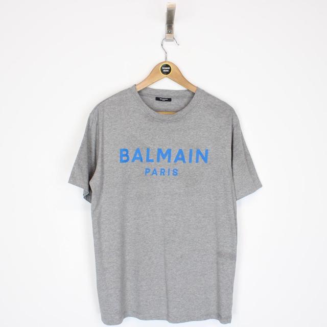 Balmain Paris Logo Print T-Shirt Small