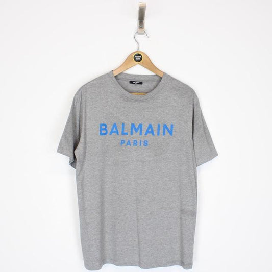 Balmain Paris Logo Print T-Shirt Small