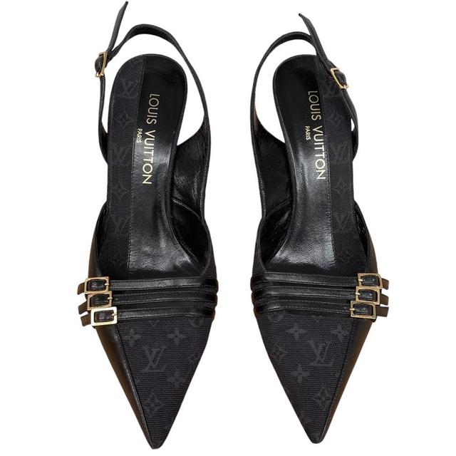 Louis Vuitton Slingback High Heels UK 6