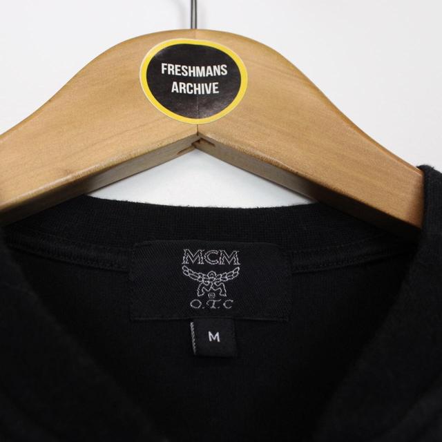 Vintage MCM 1/4 Zip Spellout T-Shirt Small