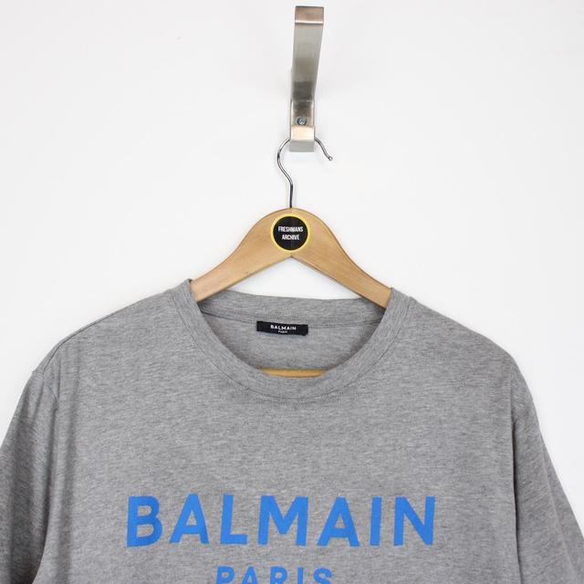 Balmain Paris Logo Print T-Shirt Small