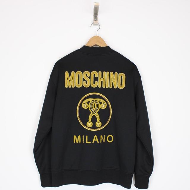 Moschino Couture Embroidered Logo Jacket Large