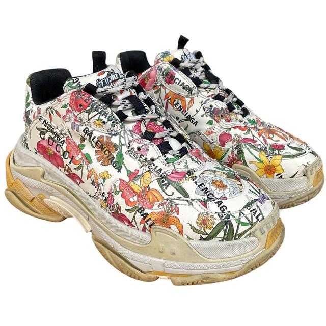 Gucci x Balenciaga Triple S Trainers UK 7