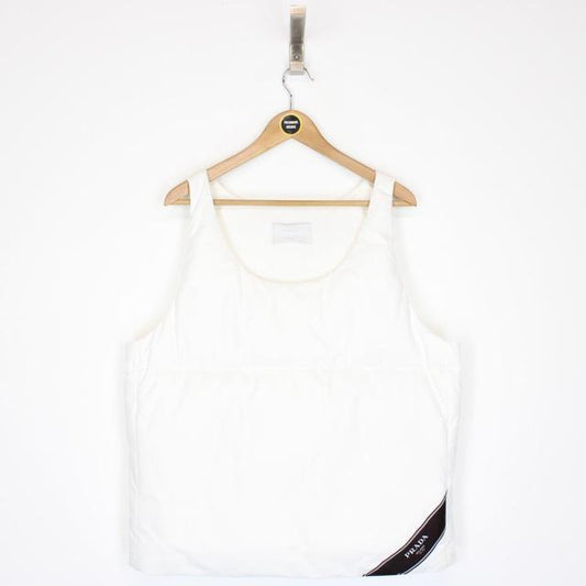 Prada Cotton Down Tank Top Puffer Vest Medium