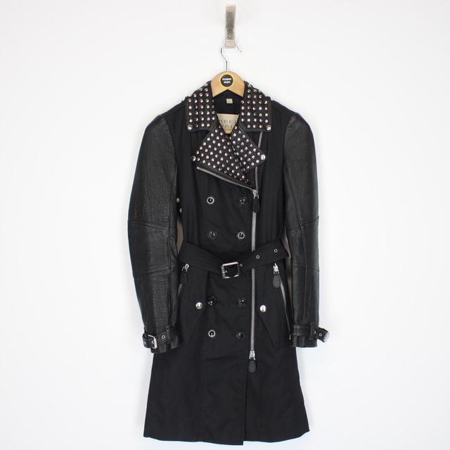 Burberry Brit Leather Trench Coat XS