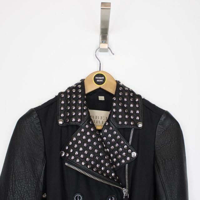 Burberry Brit Leather Trench Coat XS