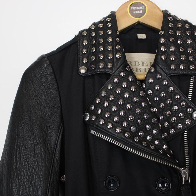 Burberry Brit Leather Trench Coat XS