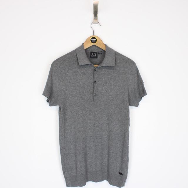 Armani Exchange Knitted Polo Shirt Small