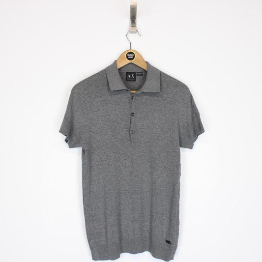 Armani Exchange Knitted Polo Shirt Small