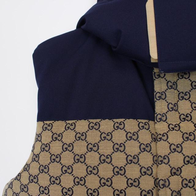 Gucci GG Canvas Hooded Gilet Medium