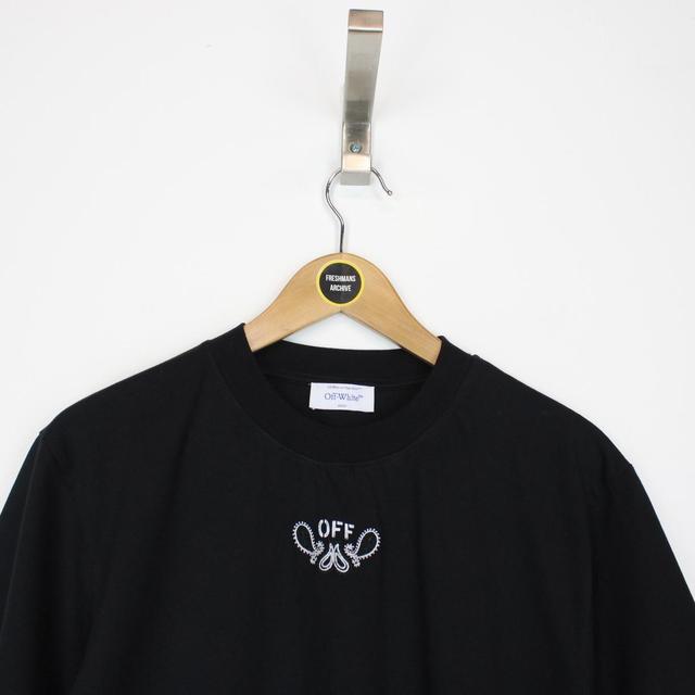 Off White Bandana Skate Logo T-Shirt Large