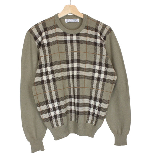 Vintage Burberry Lambswool Jumper Small