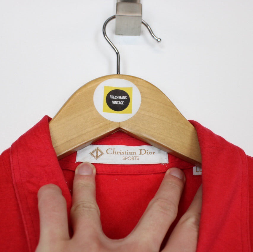 Vintage Christian Dior Polo Shirt Medium