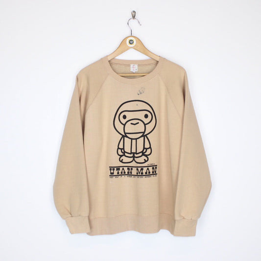 Vintage Bape Sweatshirt Medium