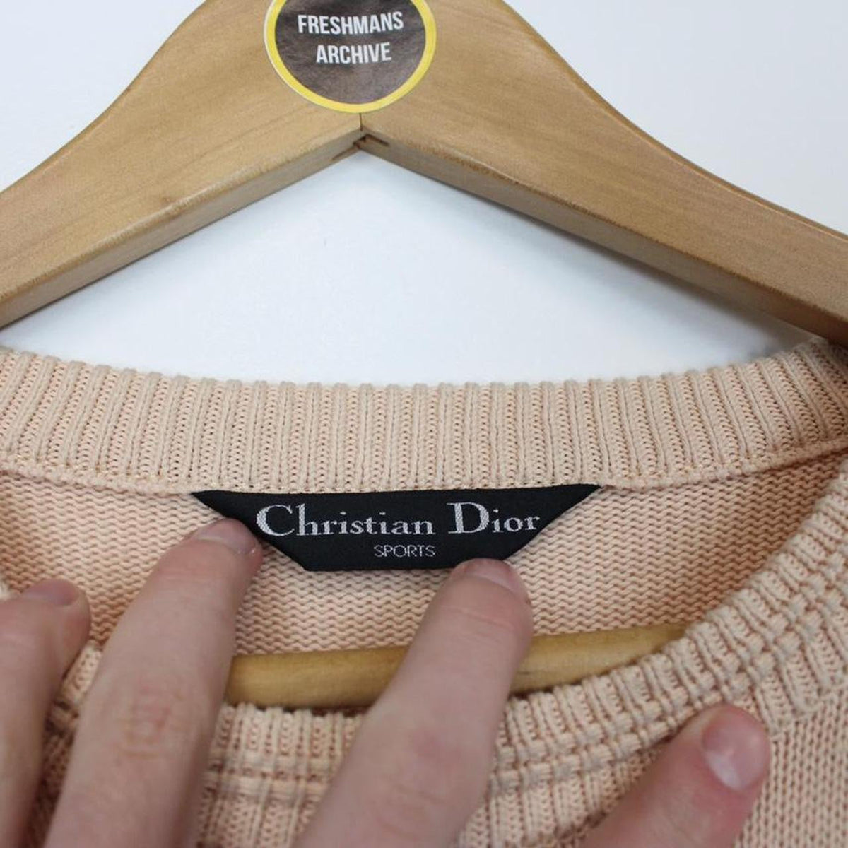 Vintage Christian Dior Knit Jumper Large