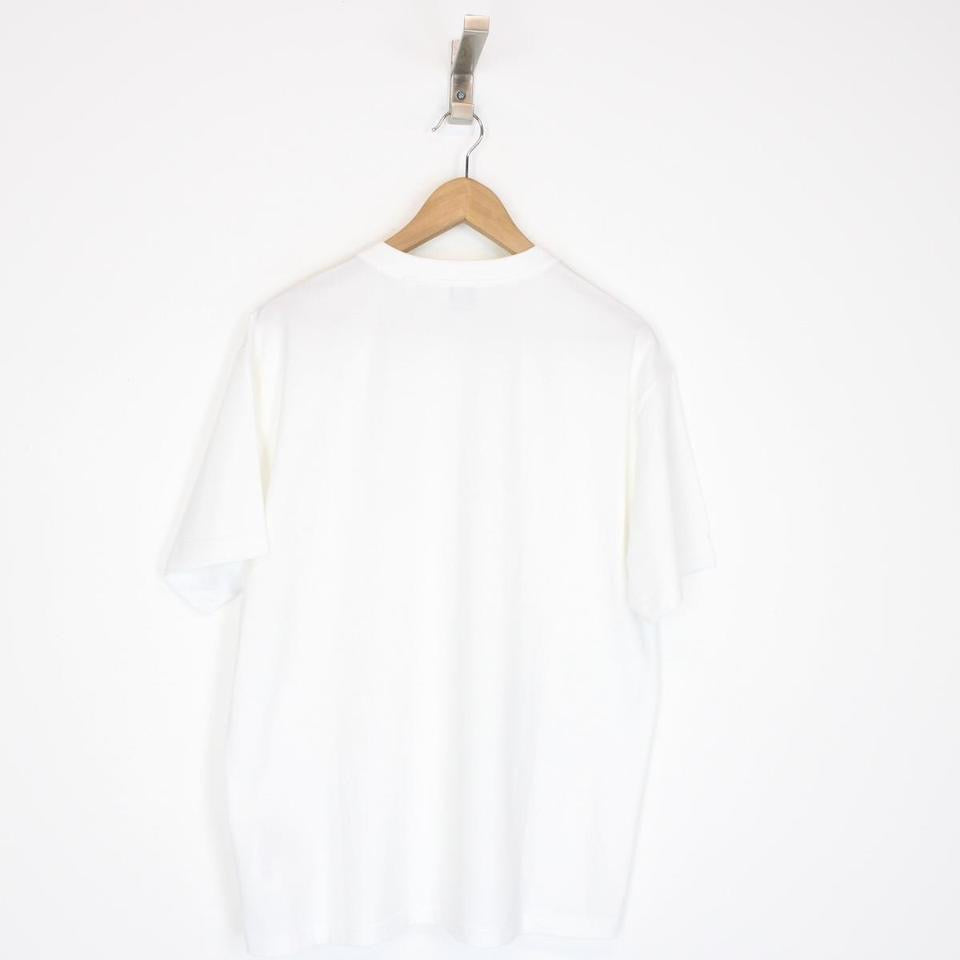 Burberry Embroidered Logo T-Shirt Small